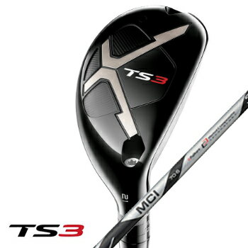 タイトリスト TS3 ユーティリティ 　日本仕様 Titleist MCI Matte Black 70 (S) 　カーボンシャフト　［Titleist Utility ハイブリッド　ゴルフ]【あす楽対応】