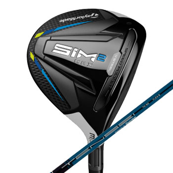 テーラーメイド　2021SIM2 MAX フェアウェイウッド 日本仕様 TENSEI BLUE TM50 ('21) カーボンシャフト［Taylormade Fairwaywood 　ゴルフ DW-CCU46]