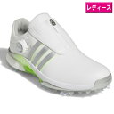 アディダス 2024ウィメンズ ツアー360 24 ゴルフシューズ IF0259ホワイト/コアブラック/グリーンスパーク 【adidas MDK83 GOLF ...