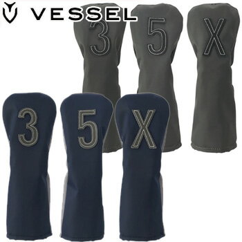 VESSEL 2020 iC wbhJo[ HC31119 tFAEFCEbhp[x[ VSL NYLON HEADCOVER Golf wbhJo[ {v@VRv@FW@Xv[@St]