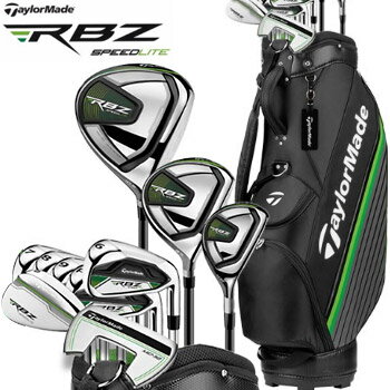 テーラーメイド 2021RBZ Speed Lite ロケットボールズ メンズ クラブセット 日本仕様 ゴルフクラブ10本＋キャディバッグト［Taylormade フルセット RBZ スピードライト ゴルフ