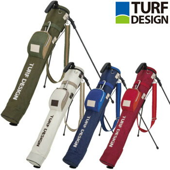 TURF DESIGN 2022 ミニスタンドバッグ TDMS-2171 [ターフデザイン Golf 　5〜6本収納可能 　セルフクラブケース　ゴルフ]