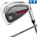 　Wilson Staff DYNAPOWER アイアン 1956年、ウイルソンは初代ダイナパワーアイアンを発売しゲームに革命を起こした。 新ダイナパワーアイアンは独自のダイナパワーAIを駆使しゴルファーの飛び革命を起こす。 DYNAPOWER AI ハンディキャップ10以上のゴルファーの85％がセンターよりトゥ側で打っている結果から、その位置で最大のボールスピードが得られるような最適なフェース肉厚とパワーホール位置を何千もの組み合わせから導き出した。 HIGH MOI/LOW CG HEAD DESIGN 高慣性モーメント設計により方向性が安定、低重心化により打ち出し角が高くなり上からグリーンを狙える。 大き目なヘッド形状は、バランスの取れたトップライン、オフセット、ホーゼルを備えており、アドレス時に安心感を与える。 写真は右用ですが商品は左用となります。 送料について詳しくは