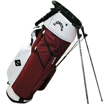 楽天Number7 ナンバーセブン ゴルフジョーンズ JONES Trouper Stand Bag Maroon キャディバッグ [Jones Golf Bags トゥルーパー　スタンドバッグ　マルーン　BURGUNDY/WHITE バーガンディ/ホワイト　ゴルフ]