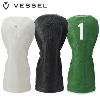 VESSEL 2022 Leather Headcover Number HC1122 DW hCo[p[x[@DRp@460cc {v@U[@wbho[@St]