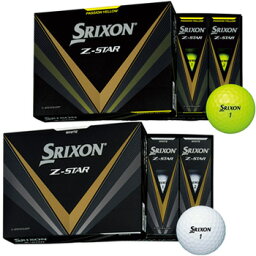 スリクソン 2023 Z-STAR　ゴルフボール 1ダース 日本仕様　 [SRIXON GOLF BALL　ゼットスター ホワイト　イエロー　12球入り　ゴルフ]