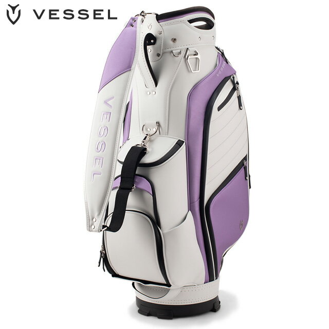 VESSEL 2024 APX Staff　スタッフバッグ　9型　8730120 LAVENDER　[ベゼル　キャディバッグ　4.8Kg　ラベンダー　 Golf 　ゴルフ]