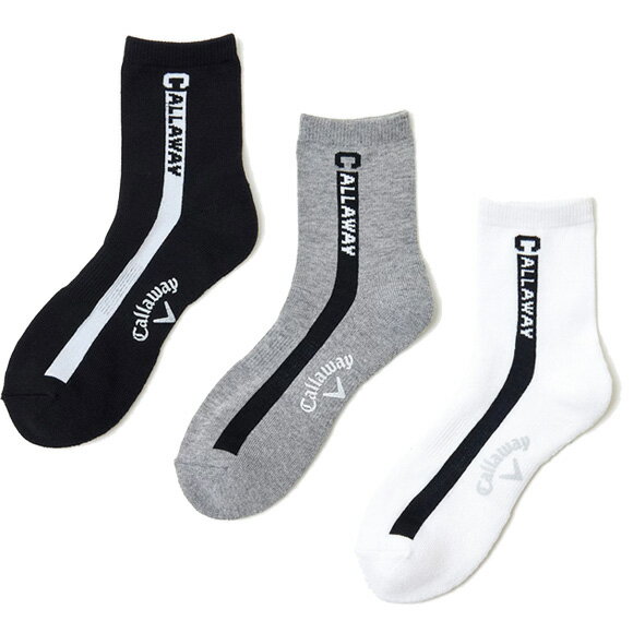 Callaway 2024ショートソックス (MENS)　C24293107[ゴルフ　メンズ　靴下]