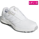 アディダス 2025ウィメンズ ゾイシア ボア ゴルフシューズ JI4009ホワイト/ホワイト/コアブラック 【adidas GOLF 靴 レディース ゴルフ ...