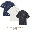 LUCIEN PELLAT-FINET LPFG メンズ オールオーバー 半袖モックネックシャツ 209-94413 日本正規品 [ルシアン ペラフィネ Go...