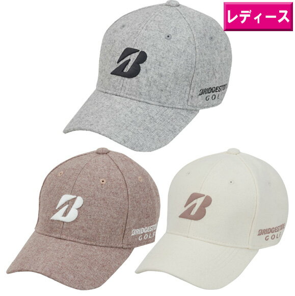 ブリヂストン 2025 レディス プロモデルキャップ(フラノ調)　CPW25L[BRIDGESTONE　Bag　Golf　ゴルフ　..