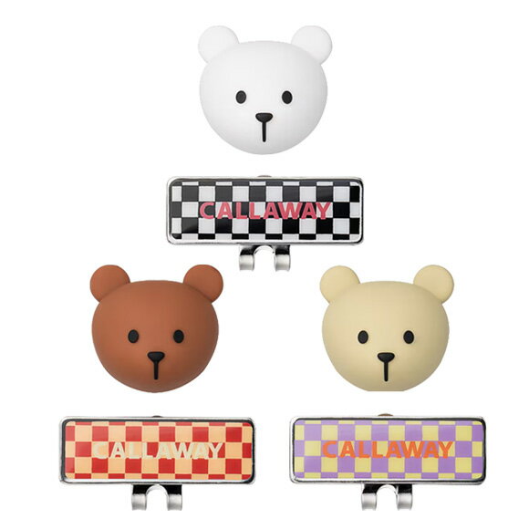Callaway 2024 ベア マーカー SS 24 JM [5924049　5924050　5924051 24SS　ゴルフ　Bear Marker]