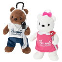 　Callaway Bear Doll Ball Case SS 24 JM Callaway Bearのぬいぐるみ型ボールケース。ボール1個収納可能。カラビナ付き。 カラビナ付き。 サイズ： W105mm × H165mm × D65mm 素材：ポリエステル