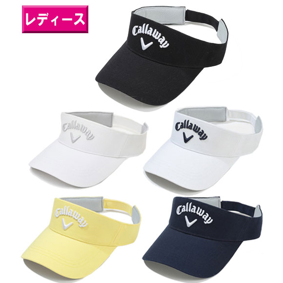 Callaway 2024 BASIC VISOR WM 24 JM WOMENS C24990206 [ ゴルフ レディース 帽子 バイザー 24SS]