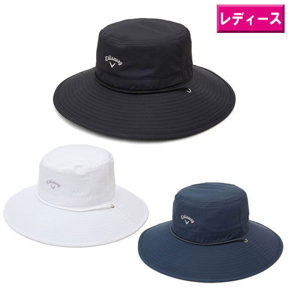 キャロウェイ Callaway　2024 BASIC UV HAT WM 24 JM (WOMENS)　C24990204 [ ゴルフ　レディース　帽子　ハット　24SS]