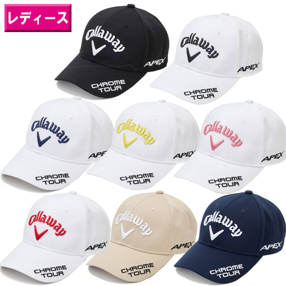 キャロウェイ Callaway　2024 TOUR TW CAP WM 24 JM (WOMENS)　C24990200 [ ゴルフ　レディース　帽子　キャップ　24SS]