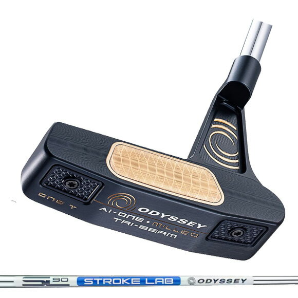 IfbZC 2024AI-ONE MILLED TRI-BEAM ONE Tp^[ {dlSTROKE LAB 90Vtg[odyssey PUTTER@ G[AC ~h gCr[]