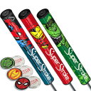 スーパーストローク 2025 Marvel Super Heroes Tour 2.0 パター グリップ スパイダーマン アイアンマン ハルク 【Super Stroke マーカー付属 マーベル アメコミ スーパーヒーローズ ゴルフ】