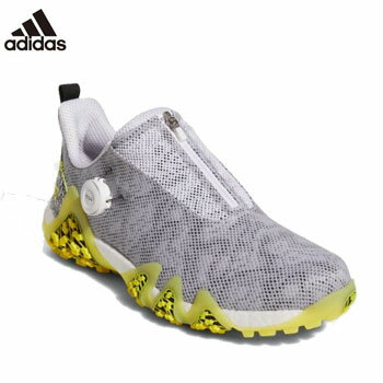 アディダス コードカオス22 BOA　 ゴルフシューズ　GX0199フットウェアホワイト/コアブラック/ビームイエロー 【adidas 　靴　CODECHAOS　LVL63】