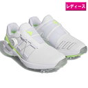 アディダス 2023ウィメンズ ゼッドジー23 ボア ゴルフシューズ IE2134ホワイト/シルバーメタリック/ルシッドレモン 【adidas GOLF 靴 レ...