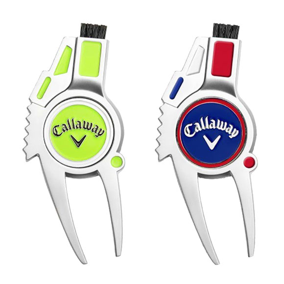 Callaway4-IN-1 DIVOT TOOL キャロウェイ ゴルフ ディボットツール グリーンフォーク ブラシ ボールマーカー グローブクリーナー 0700215001304 【あす楽対応】