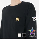 NUMBERX スターロゴ ラインストーン 星柄 ロゴ 長袖Tシャツ 黒tシャツ スワロフスキー 白ロングtシャツ 黒ロングtシャツ ロゴロンt メンズ レディース ブランド ロンtシャツ ロゴtシャツ 長袖 おしゃれ ロンTメンズ メンズ服 オシャレ 大きいサイズ 星 スター 送料無料