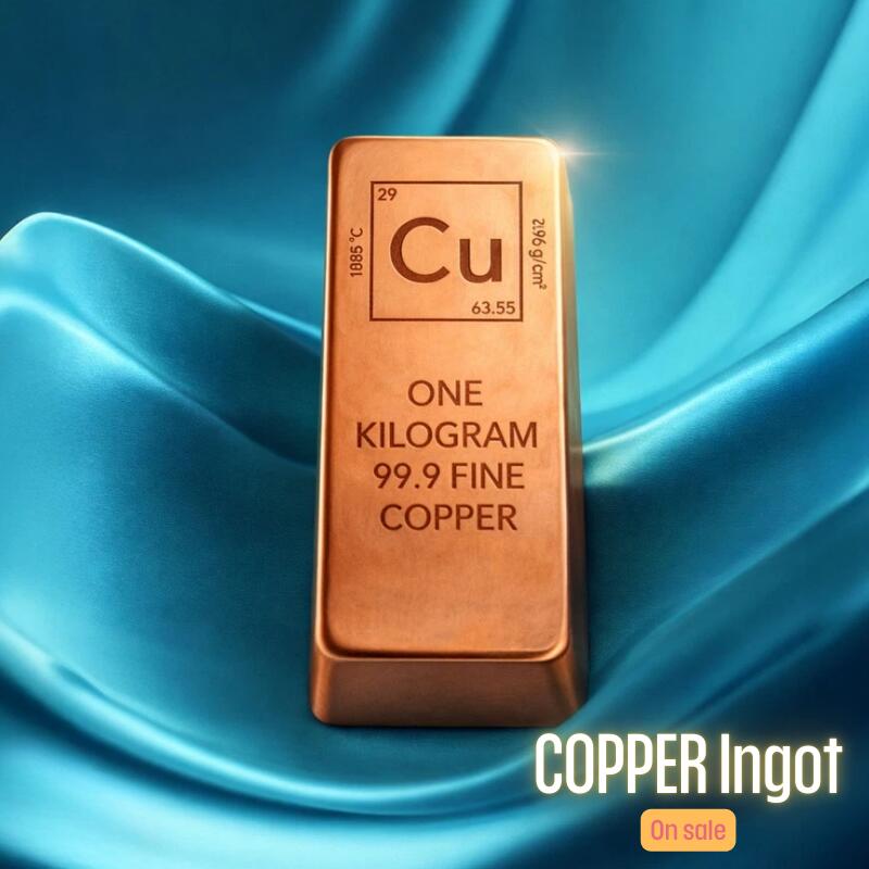 【セール中】＊銅インゴット 1kg 1000g＊純銅 純度.999...