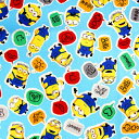 ≪無料レシピ有≫Minions≪ミニオンズ≫ オックス生地 ( ハンドメイド 雑貨 インテリア バッグ エプロン 学校 入園入学 布地 ) 50cm単位
