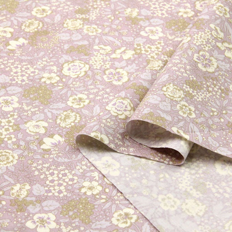 生地 chloe-クロエ-≪FlowerFabric≫ ブロード生地 ( パッチワーク ブラウス チュニック 薄地 ハンドメイド 雑貨 花柄 ) 50cm単位