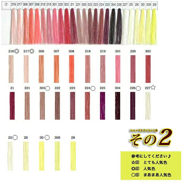 シャッペスパンミシン糸60番200m巻-その2- ( ミシン糸 服地 バッグ 雑貨 ソーイン...