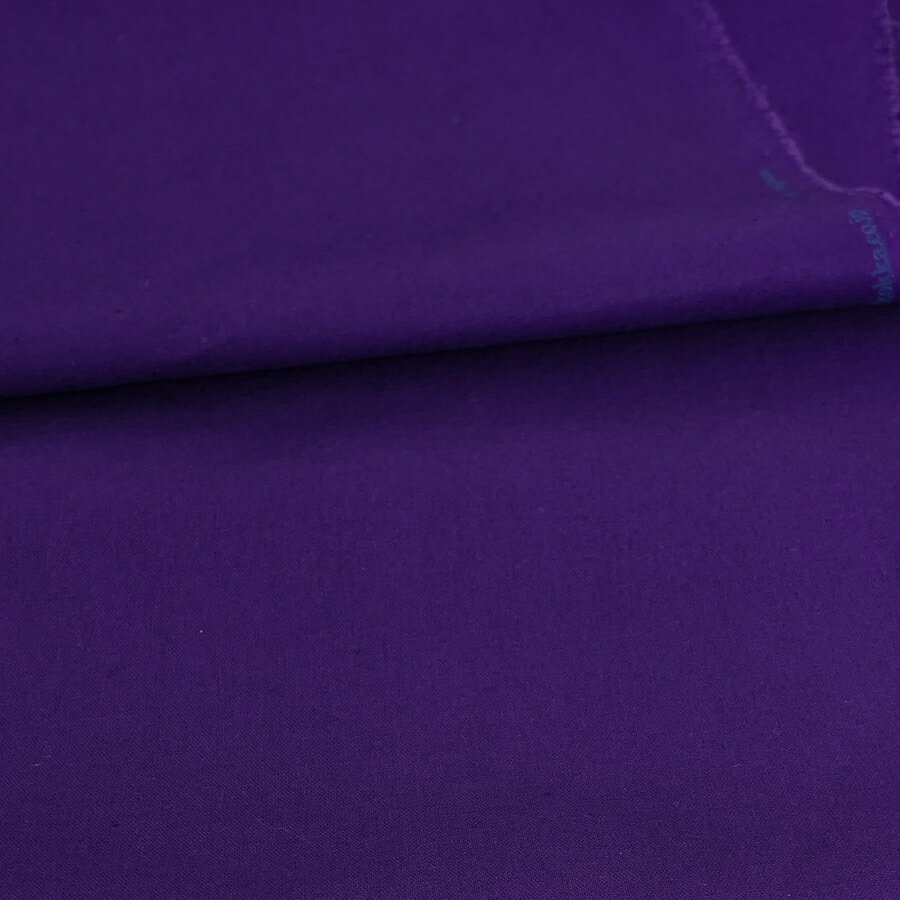 綿麻キャンバス生地 echino (パープル) 10cm単位 切り売り