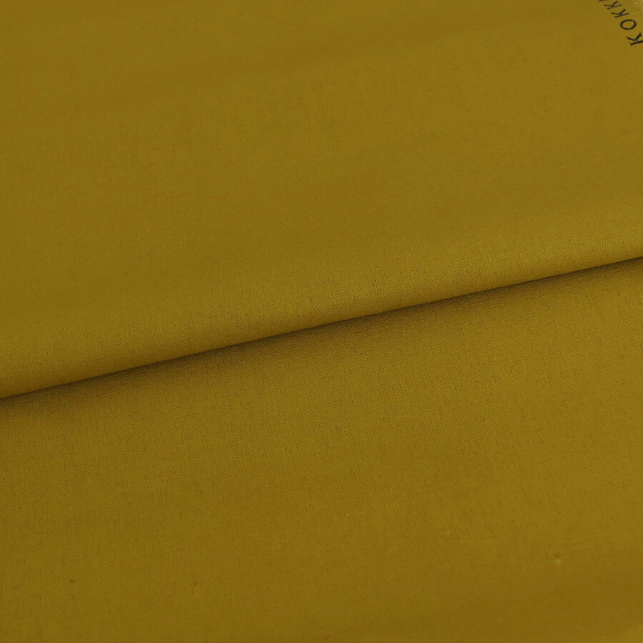 乐天商城 - 綿麻キャンバス生地 echino (マスタード) 10cm単位 切り売り