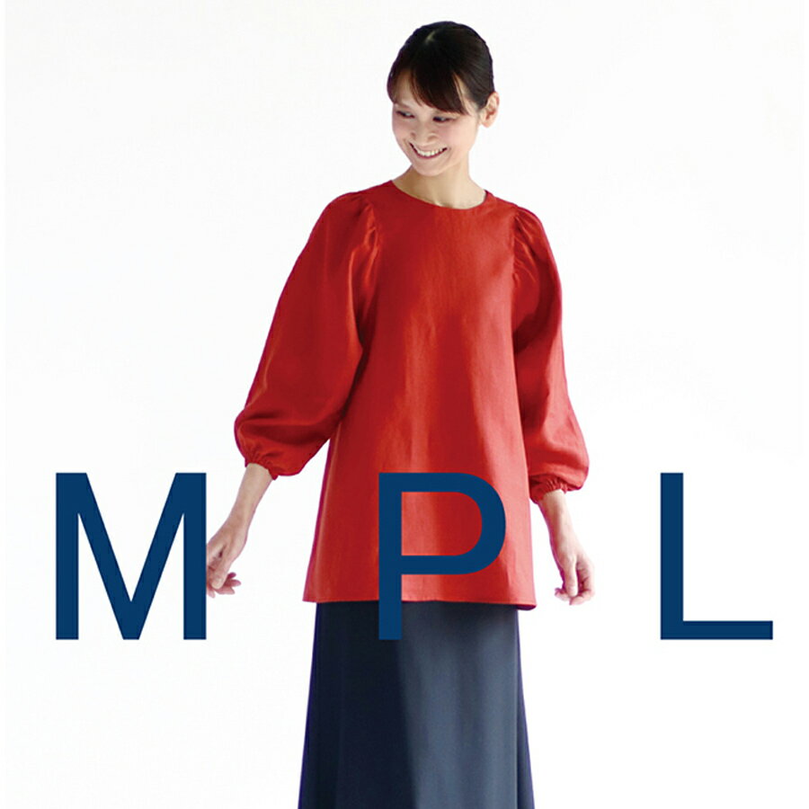 Rakuten - 実物大型紙・ギャザースリーブブラウス