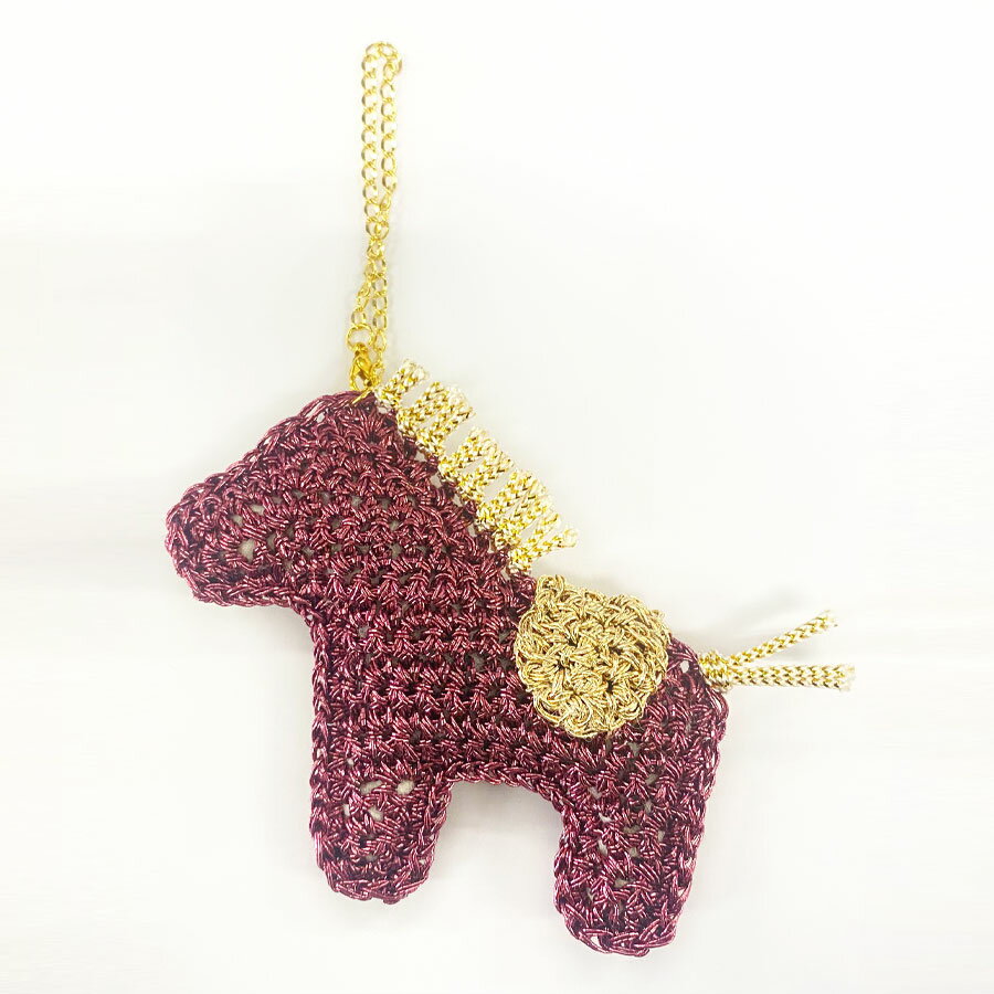 ハンドメイドキット ホースチャーム(ルージュ)