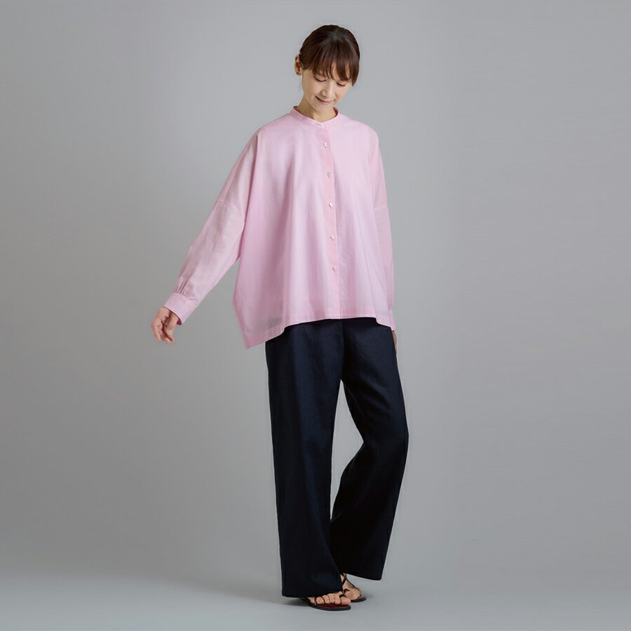 乐天商城 - 実物大型紙・バンドカラーワイドシャツ