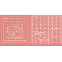 刺し子布 花ふきん (キッチン/ティーカップ) ローズ