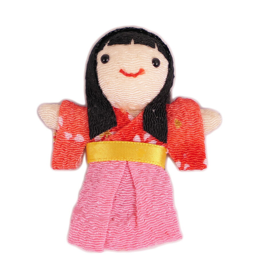 ちりめん細工パーツ（完成品）童女/袴(お買い得品)
