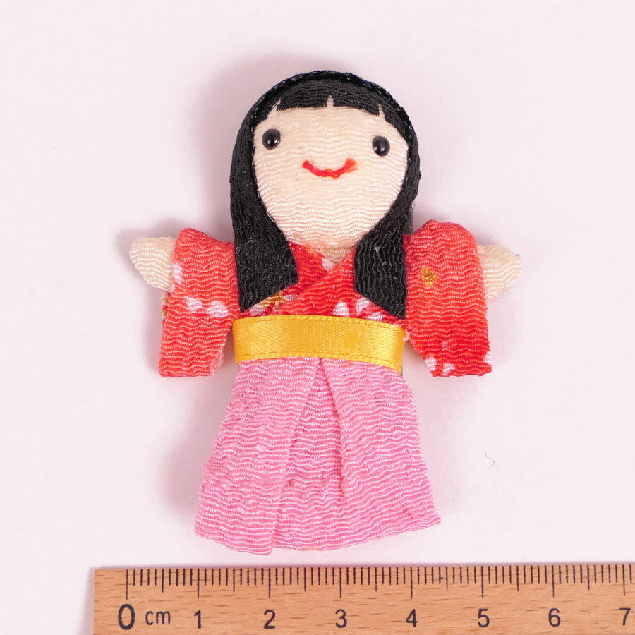 ちりめん細工パーツ（完成品）童女/袴(お買い得品)
