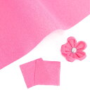つまみ細工用カット済み生地・一越ちりめん(うす紅) 3cm角 20枚/100枚
