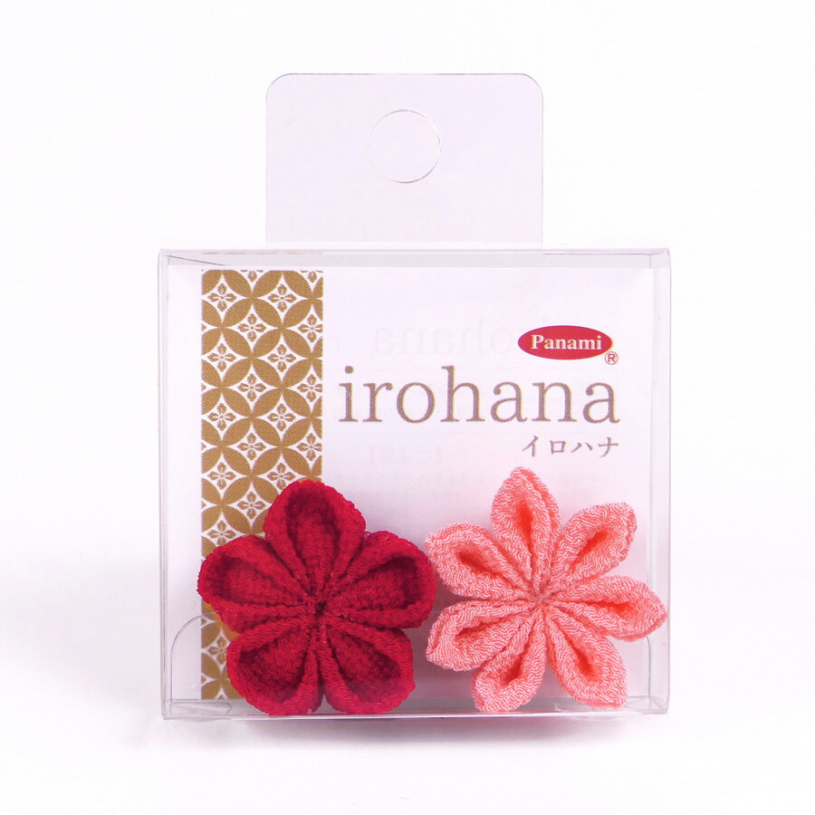 Rakuten - つまみ細工完成パーツ irohana(イロハナ) アソートセット 茜