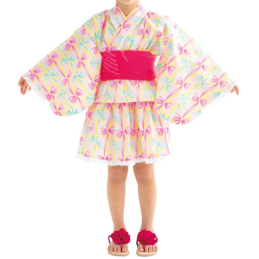 実物大型紙・ゆかたドレス（セパレートタイプ）こども女子用