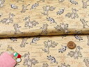 金襴生地(金らん)鳥獣戯画 10cm単位 切り売り