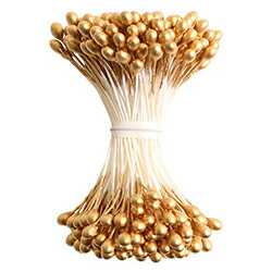 つまみ細工用花芯（ペップ）大・いぶし金 144本入