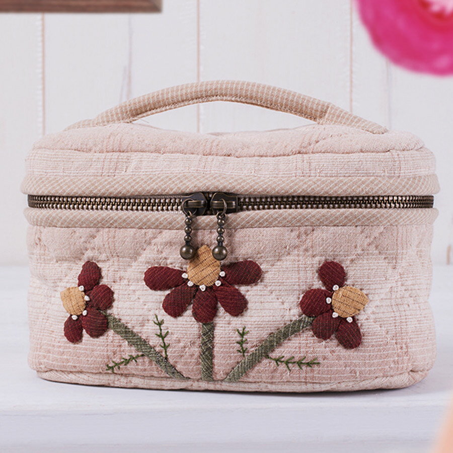 手作りキット・カモミールのバニティポーチ