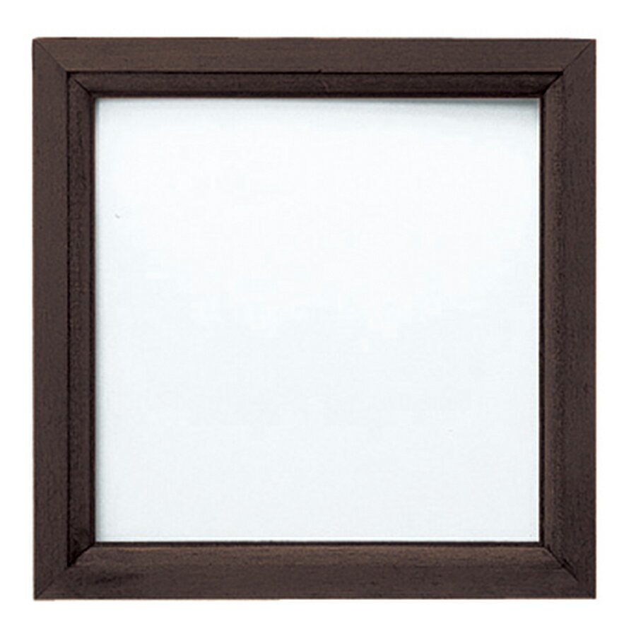 乐天商城 - 木製額/フレーム こげ茶（24cm角）