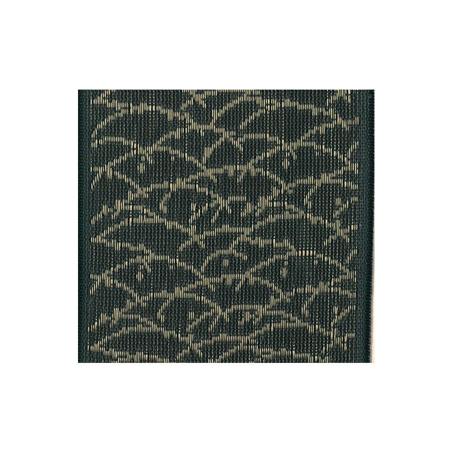 扱いやすく手軽さが人気のたたみテープ（畳へり）に新柄が登場しました！軽くて丈夫な上、指で簡単に折り目をつけられますので、カバンや小物など、オリジナル作品の製作などにお使いください。黒地に金の露芝がゴージャスで見栄えがします。●サイズ：約 幅7.5cm×長さ9.5m※アイロン・洗濯不可◆たたみテープ使用のキットもございす。◆ネコポス/メール便には入りません。■メーカー：タカギ繊維/パナミ■約 7.5cm×9.5m巻■メーカー在庫切れ等でご用意できないこともございます。ご了承ください。※ネコポス/メール便には入りません。たたみテープ柄物（露芝柄・黒）・9.5m巻　■約 7.5cm×9.5m巻 シックな露芝柄・黒金でおすすめ扱いやすく手軽さが人気のたたみテープ（畳へり）に新柄が登場しました！軽くて丈夫な上、指で簡単に折り目をつけられますので、カバンや小物など、オリジナル作品の製作などにお使いください。黒地に金の露芝がゴージャスで見栄えがします。●サイズ：約 幅7.5cm×長さ9.5m※アイロン・洗濯不可◆たたみテープ使用のキットもございす。◆ネコポス/メール便には入りません。