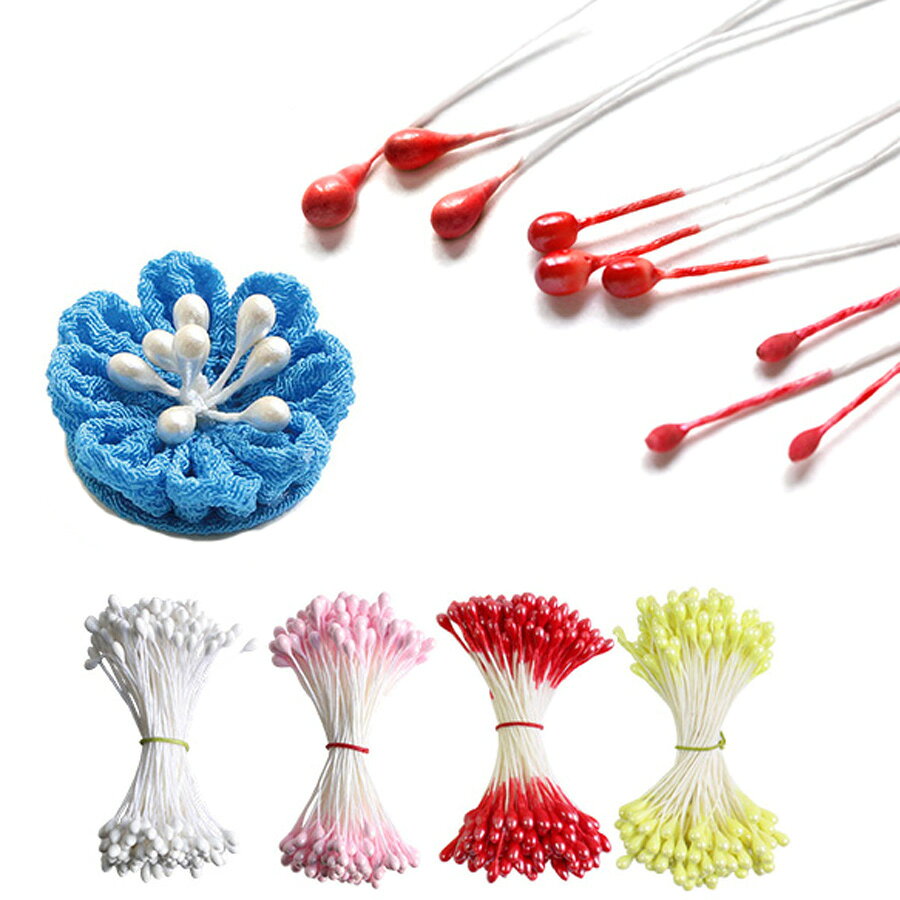 つまみ細工用花芯(ペップ)中・白 約144本入の紹介画像3