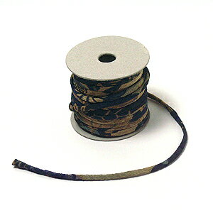 ちりめん丸ひも・柄・2ミリ(実寸約3ミリ) グレイ 10cm単位 切り売り