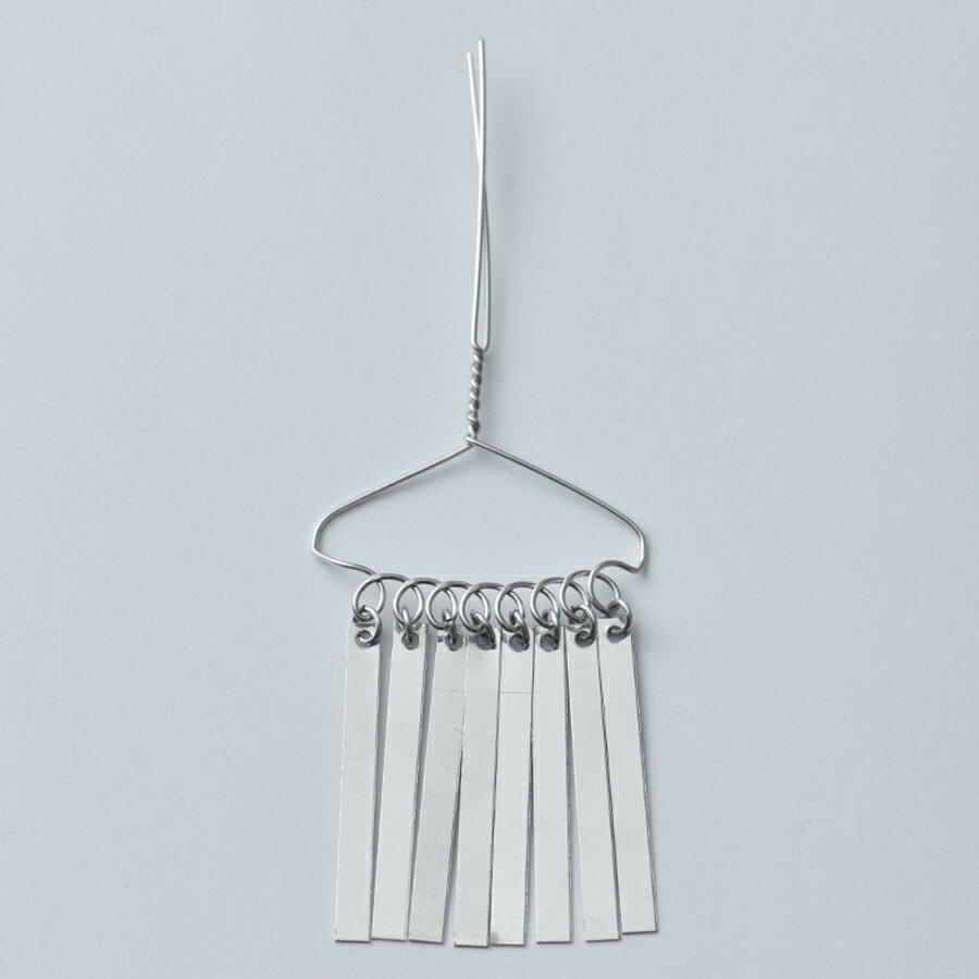 かんざし用銀ビラパーツ・8枚