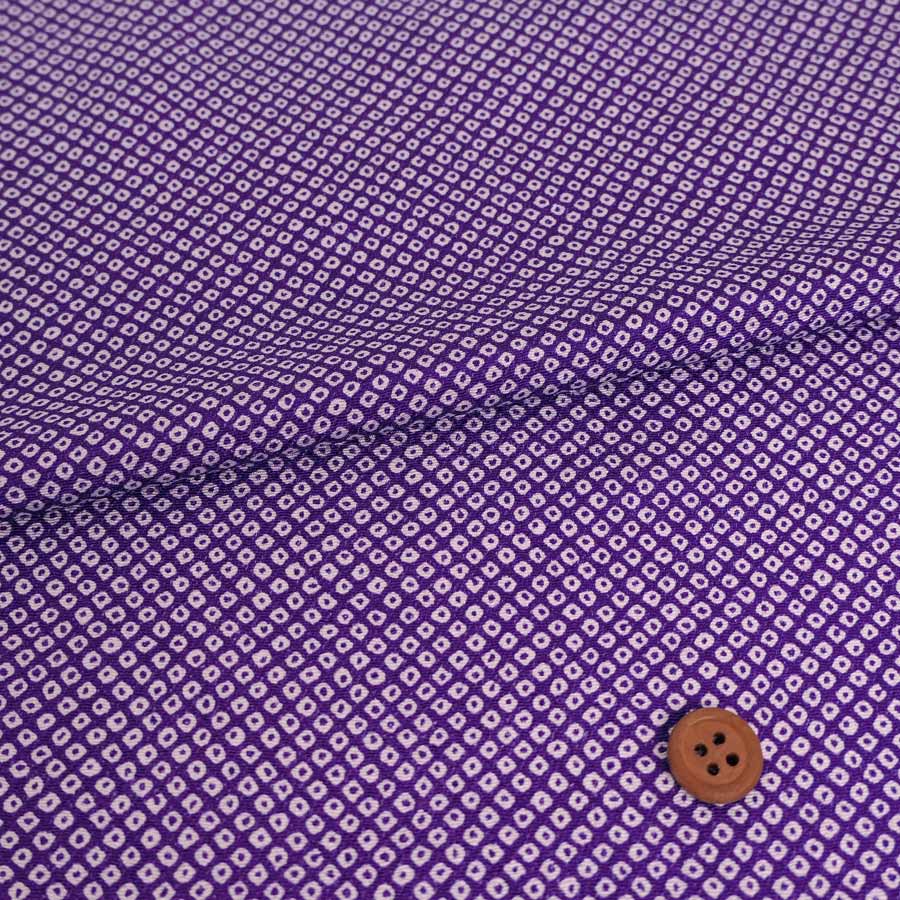 Rakuten - ちりめん生地・疋田しぼり(紫) 10cm単位 切り売り